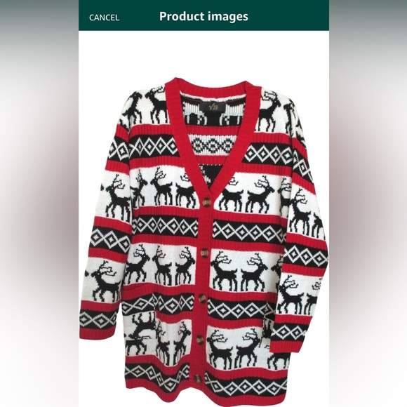 🦌 Christmas Cardigan🦌 - Picture 7 of 8